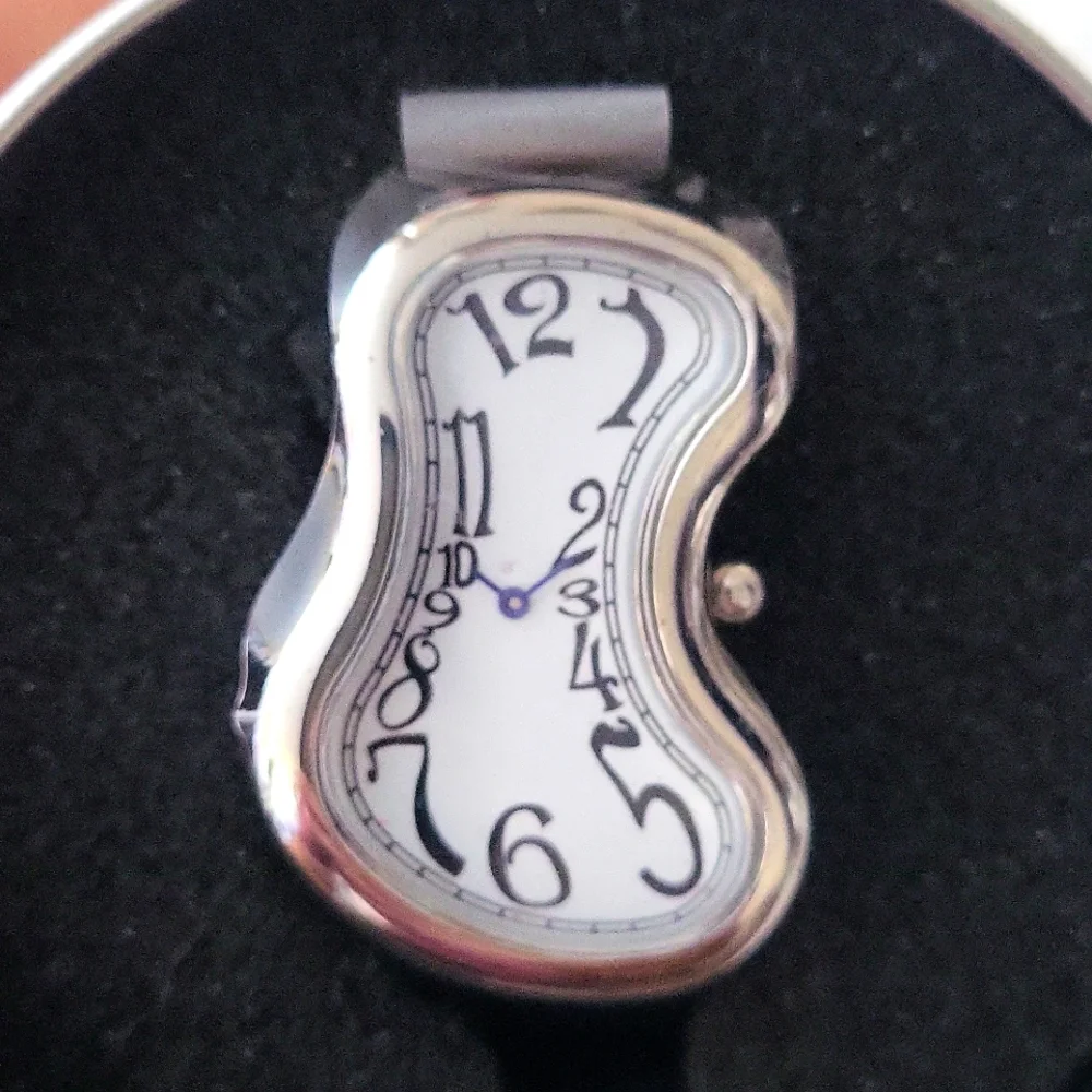 Salvador Dali Melting Clock Surreal Watch LARGE - Picture 1 of 9